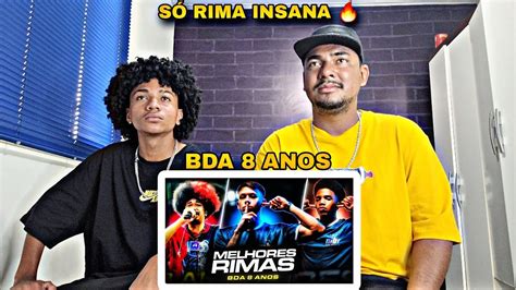 As Melhores Rimas Da Bda Anos React Youtube