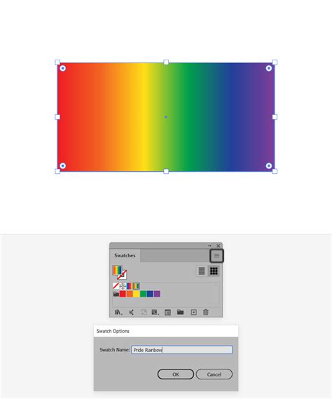 How to Create a Pride Rainbow Gradient Overlay in Adobe Illustrator ...