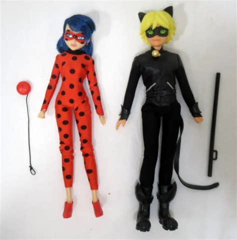 Ensemble De Poup Es Playmates Miraculous Ladybug Cat Noir Mission