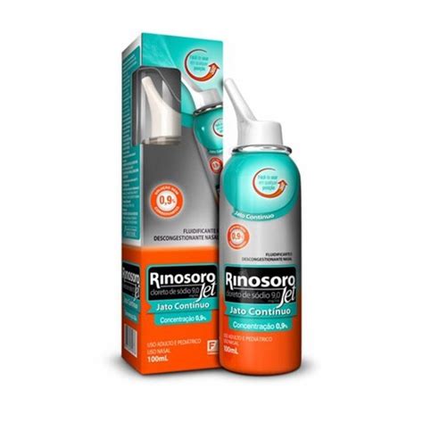 Para Que Serve O Rinosoro - Rinosoro Jet 0,9% Solução Nasal 100ml