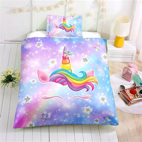 Twin Galaxy Unicorn Bedding Set Unicorn Bed Set Unicorn Bed In A Bag Unilovers