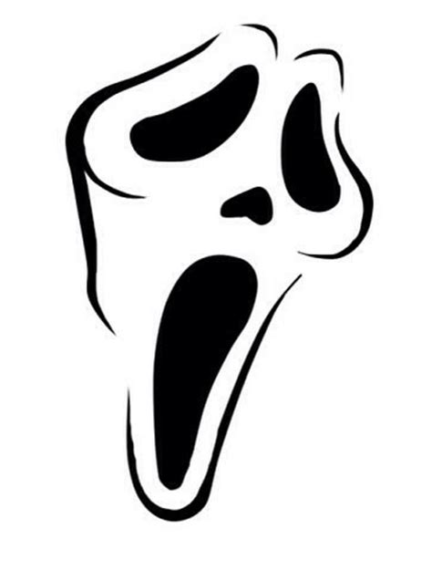 Scream Face Outline