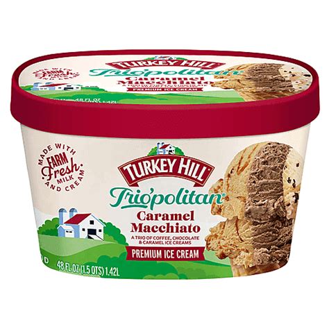 Turkey Hill Trio Politan Ice Cream Premium Caramel Macchiato Other