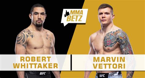 Ufc Paris Whittaker Vs Vettori Preview Prediction And Betting Odds