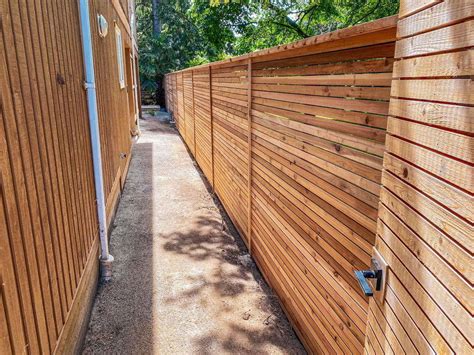 Custom Cedar Fence Installation True Earth Landscapes