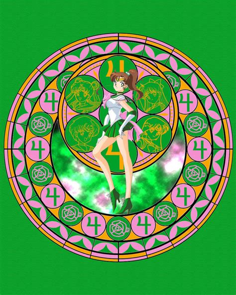 Sailor Jupiter Stained Glass By Electra0319 On Deviantart