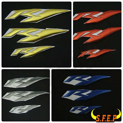 Motorcycle Stickers 3D R1 Decorated Decals Sticker Case For Yamaha R1 ...