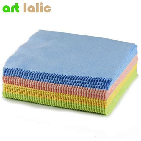 10pcs Cleaner Clean Glasses Lens Cloth Wipes For Sunglasses Microfiber Eyeglass Cleaning Cloth