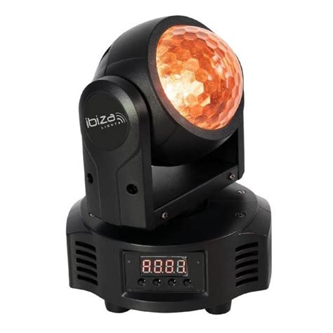 Ibiza Light MH ASTRO BEAM Lyre Double Tête DMX 2 x 10W RGBW ASTRO