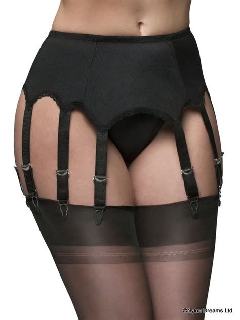 10 Strap Suspender Belt Nylon Dreams