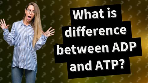 What Is Difference Between Adp And Atp Youtube