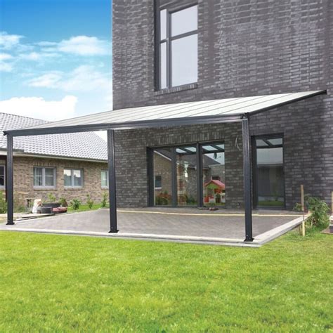 Storemore Kingston Wide Lean To Carport Patio Cover 10 X 14ft Wilko