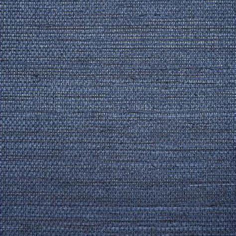 Grasscloth Wallpaper In Deep Navy