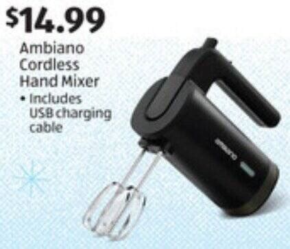 Ambiano Cordless Hand Mixer Offer At Aldi