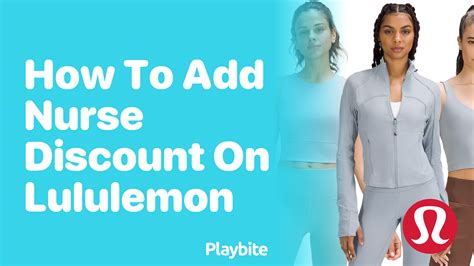 how to add nurse discount on lululemon