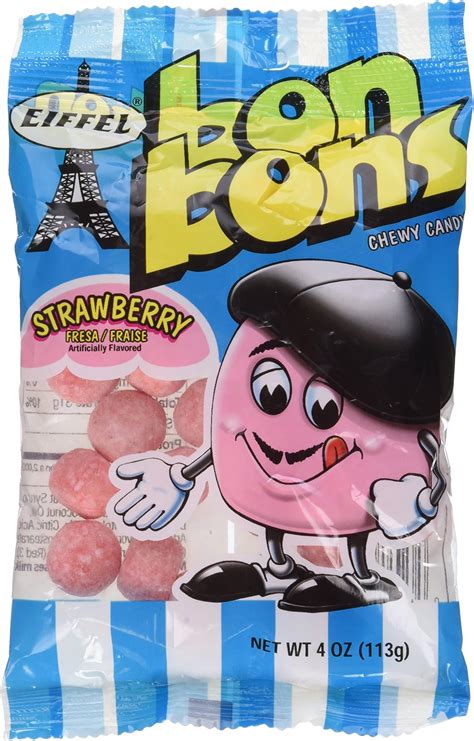 Bon Bons Strawberry Eiffel 4 Oz Bag 12 Count