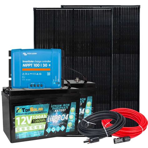 Kit Camper Barca V W Lifepo Ah Smartsolar Mppt