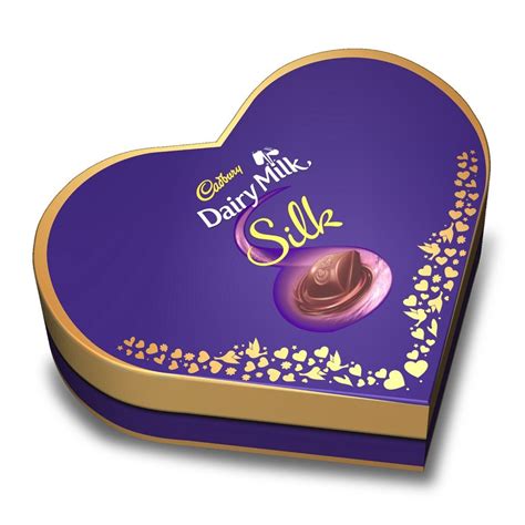 Cadbury Dairy Milk Silk Heart Shaped Valentine T Pack 220g 2 X Silk