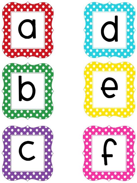 Printable Numbers Multi Polka Dot Numbers Printable And Alphabet