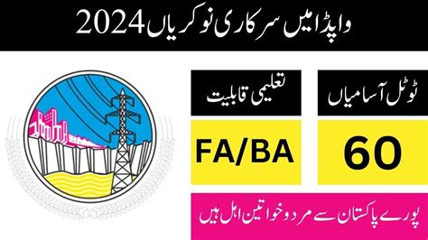 Water And Power Development Authority WAPDA Jobs 2024 Through OTS