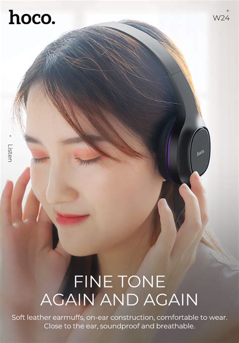 HOCO W24 ENLIGHTEN HEADPHONES WITH MIC SET WIRELESS GAMING PS5 ...