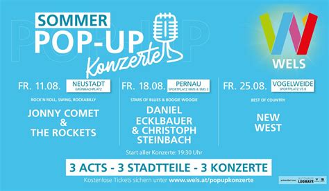 Pop Up Konzerte August Born 4 RockNRoll Wels Report