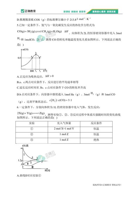 （29）化学平衡 单选题——2024届新高考化学一轮复习题型滚动练正确云资源