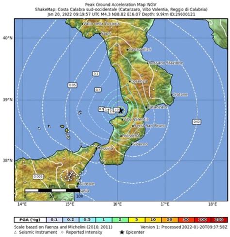 Italys Calabria Region Hit By 43 Magnitude Earthquake