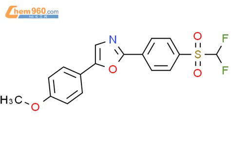 72399 71 4 OXAZOLE 2 4 DIFLUOROMETHYL SULFONYL PHENYL 5 4