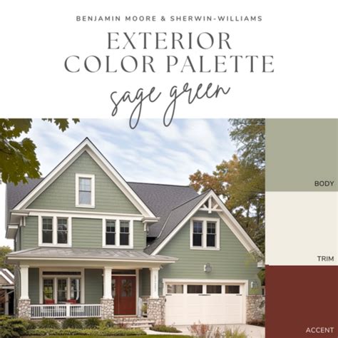 Exterior Color Palette Sage Green Welsh Design Studio