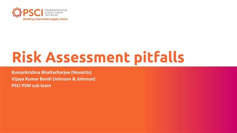 Pdf Risk Assessment Pitfalls Dokumen Tips