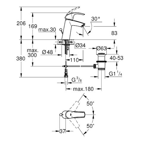 ARMATURA ZA UMIVALNIK MY SPORT L 71111000 HANSGROHE Topdom