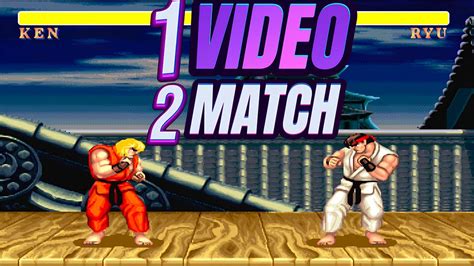 Ryu Ken Video Match Street Fighter Ii Champion Edition Hardest