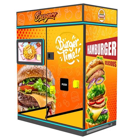 ai burger vending machine automated hamburger dispenser