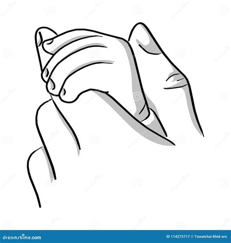 Mother And Baby Hands Drawing