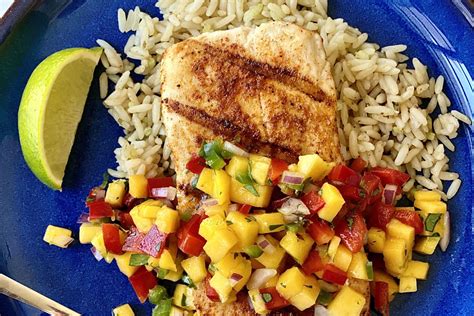 Grilled Mahi Mahi Recipe With Mango Salsa The Kitchn