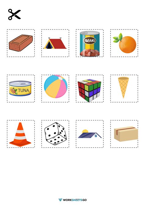 3d Shapes Sorting Worksheets Worksheetsgo