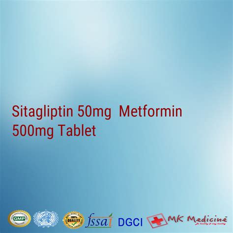 Sitagliptin 50mg Metformin 500mg Tablet For PCD Franchise