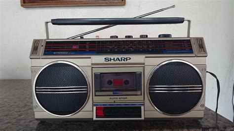 R Dio Gravador Sharp Boombox Gf Anos R Em Mercado Livre