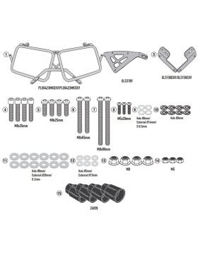 Side Case Holder Kit GIVI Plo6423mk For Monokey Tiger 1200 GT Rally