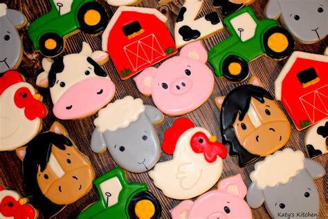 Katys Kitchen Farm Animal Cookies
