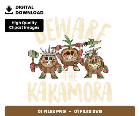 01 Clipart Beware The Kakamora Moana Png Eclipartco