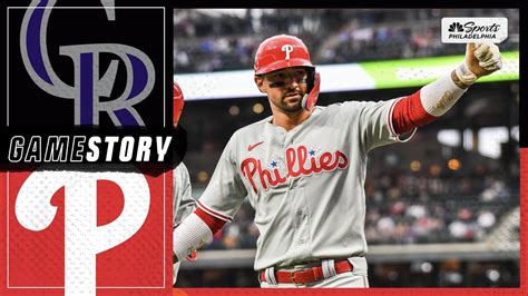 Phillies Win 5th Straight Beating The Colorado Rockies 7 4 Phillies