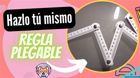 COMO HACER UNA REGLA PLEGABLE FACIL Y RAPIDO YouTube