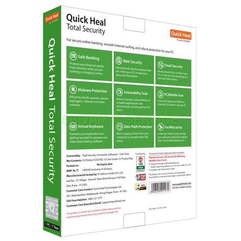 Quick Heal Total Security Latest Version Pc Year Tr Sp