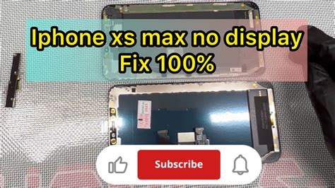 Iphone Xs Max No Displayblack Screen Fix Youtube