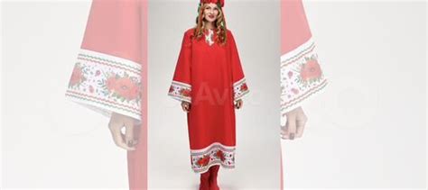 Русское народное платье женское , бренд Без бренда , размер One size ...