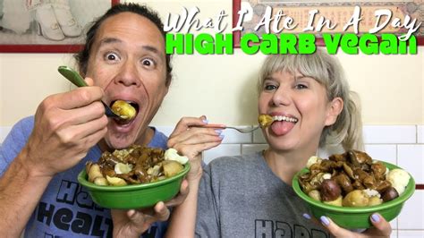 What I Ate In A Day High Carb Vegan Cooked And Raw Youtube