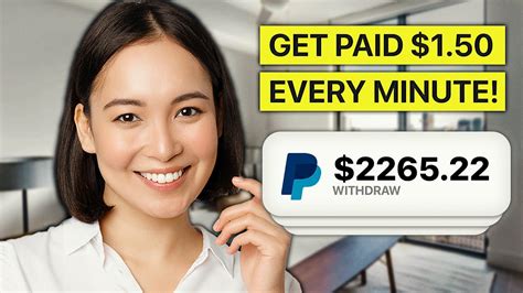 EARN 1 50 PER MINUTE Watching YouTube Videos Make Money Online PayPal