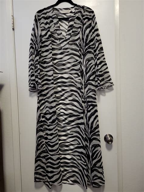 Vintage Victoria S Secret Collection Sheer Zebra Caft Gem